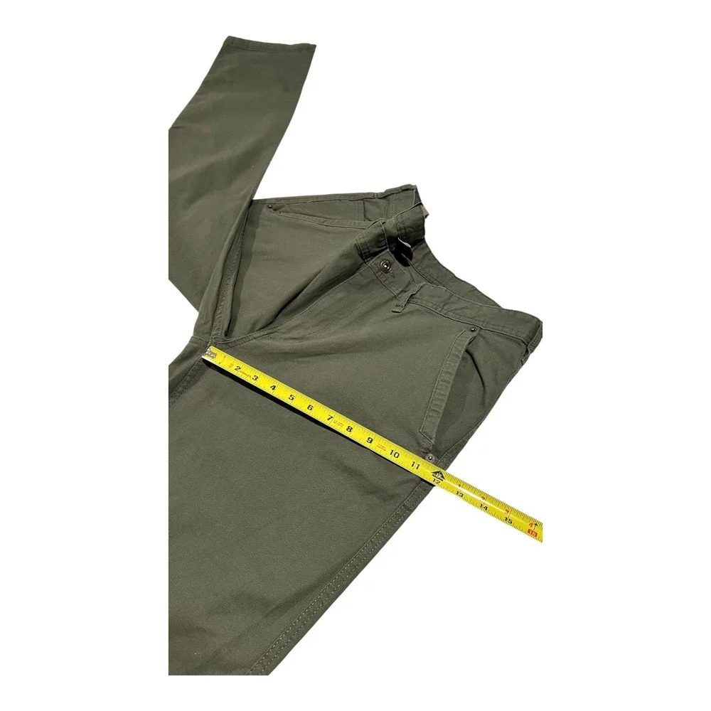 NWT Eddie Bauer Men's 38x34‎ Green Canvas Utility Workwear Pants Trousers